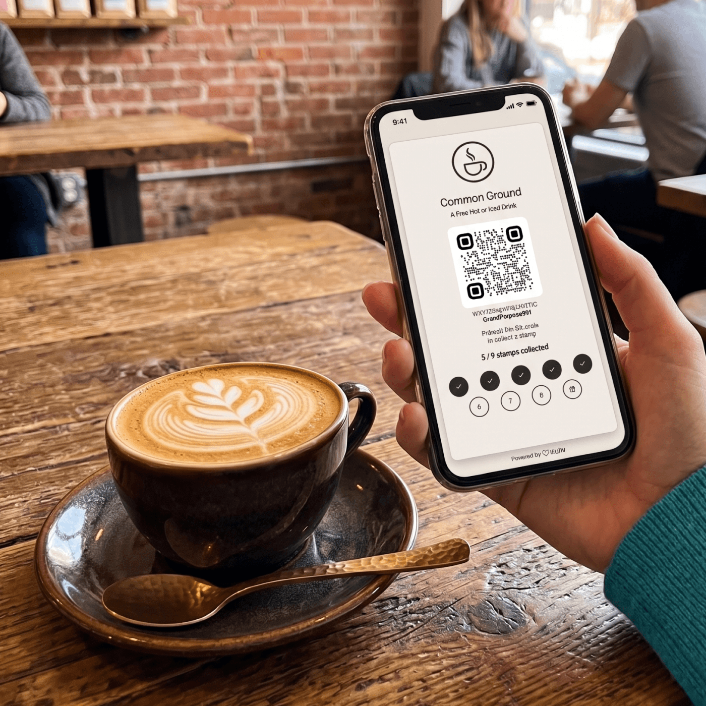 Loytu digital loyalty card being used by a customer